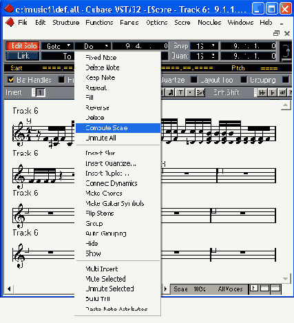     Score Edit
