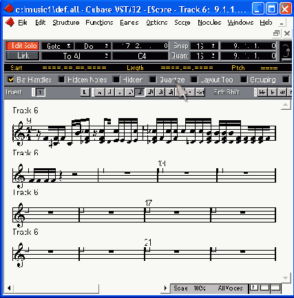     Score Edit