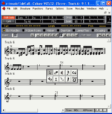     Score Edit