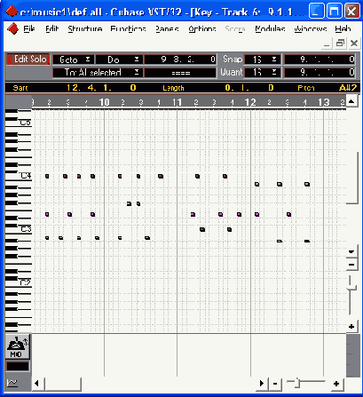 MIDI-запись и аранжировка в Cubase