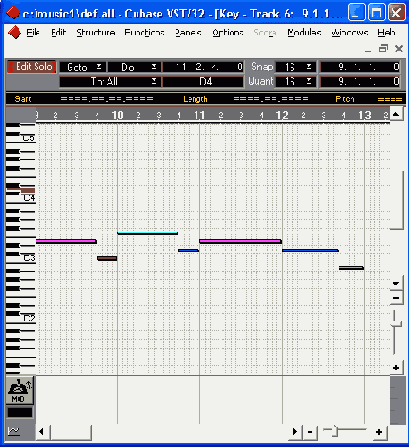 MIDI-запись и аранжировка в Cubase